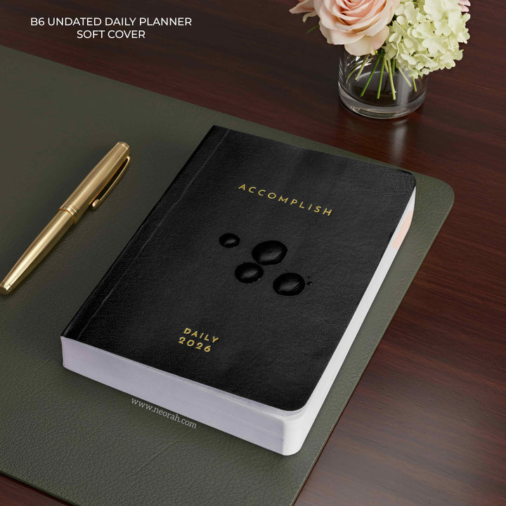 B6 - UNDATED - DAILY PLANNER - SOFT COVER