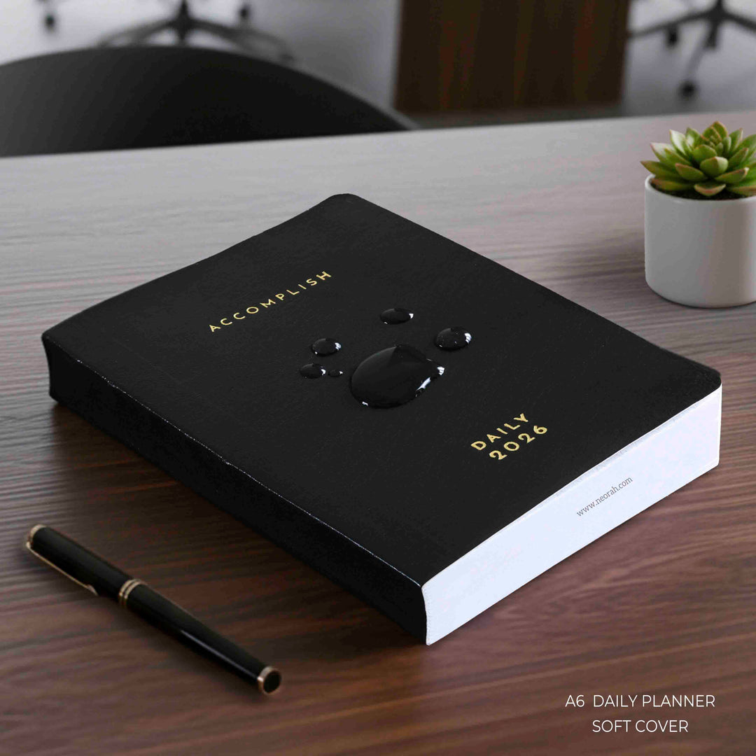 A6- 2026 - DAILY PLANNER  - 512 PAGES - SOFT COVER