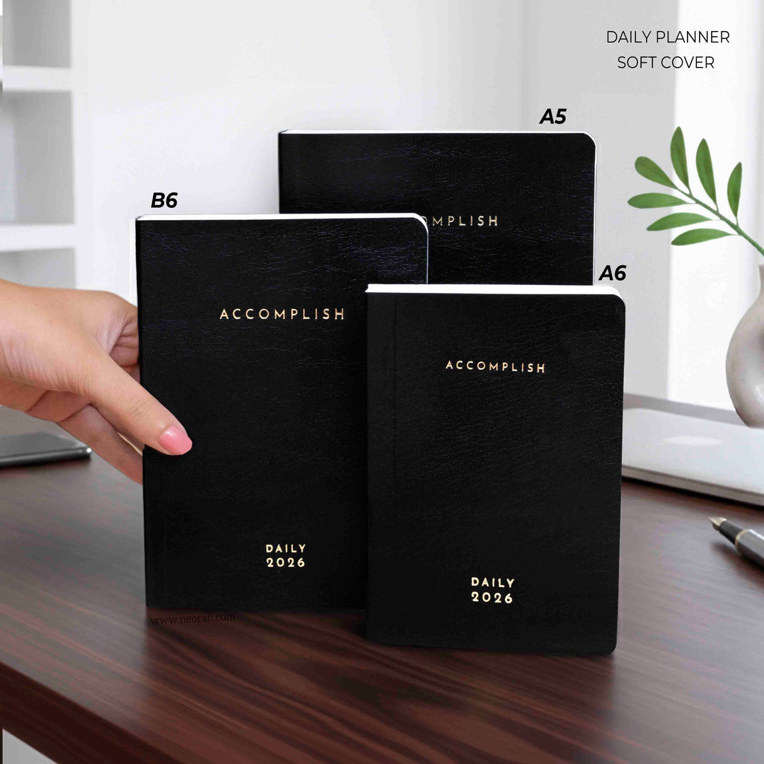 A5 - 2026 - DAILY PLANNER  - 512 PAGES - SOFT COVER