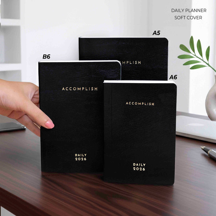 A5 - 2026 - DAILY PLANNER  - 512 PAGES - SOFT COVER
