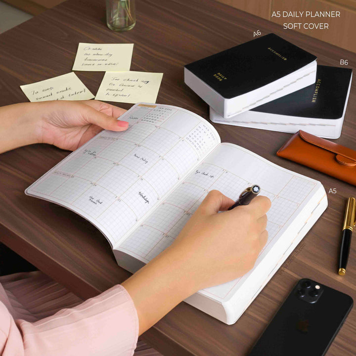 A5 - 2026 - DAILY PLANNER  - 512 PAGES - SOFT COVER