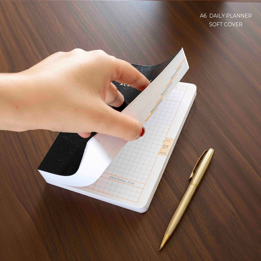 A6- 2026 - DAILY PLANNER  - 512 PAGES - SOFT COVER