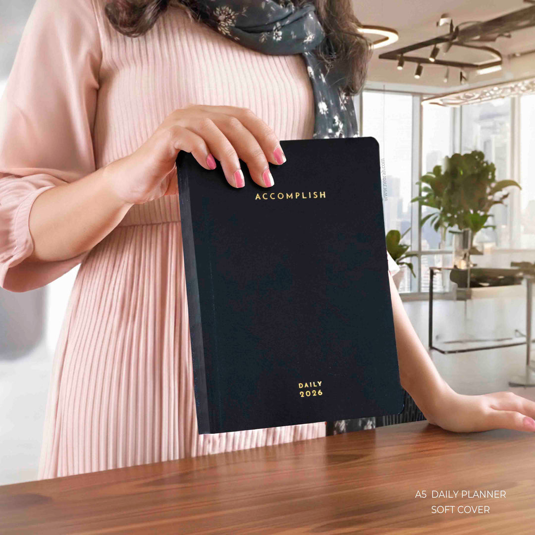 A5 - 2026 - DAILY PLANNER  - 512 PAGES - SOFT COVER