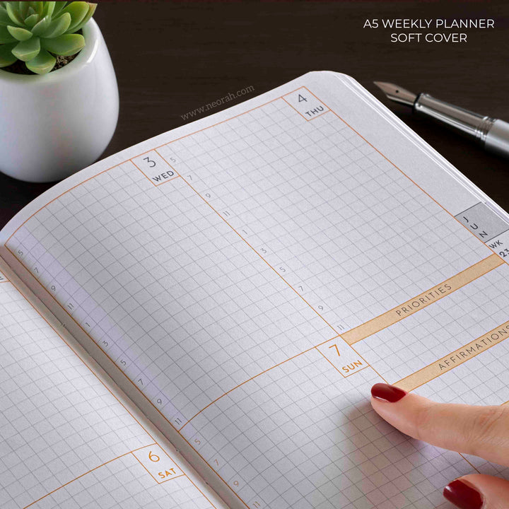 A5 - 2026 - WEEKLY PLANNER - 264 PAGES - SOFT COVER
