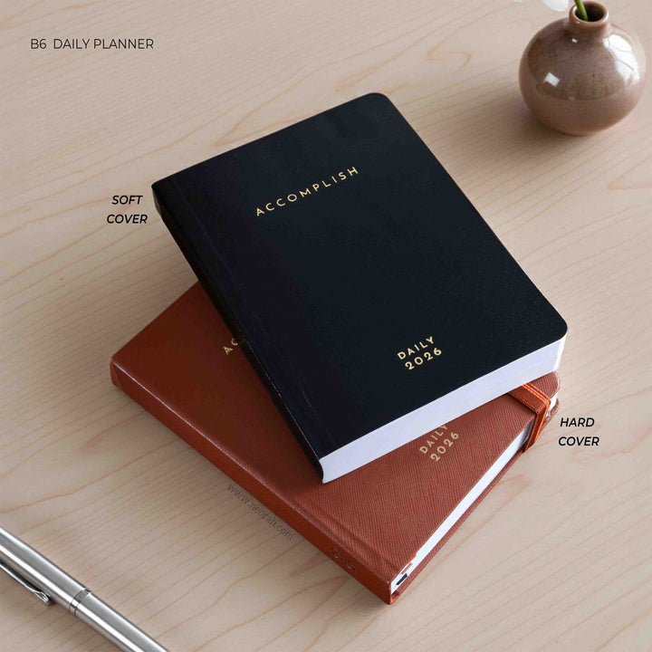 B6 - 2026 - DAILY PLANNER  - 512 PAGES - SOFT COVER