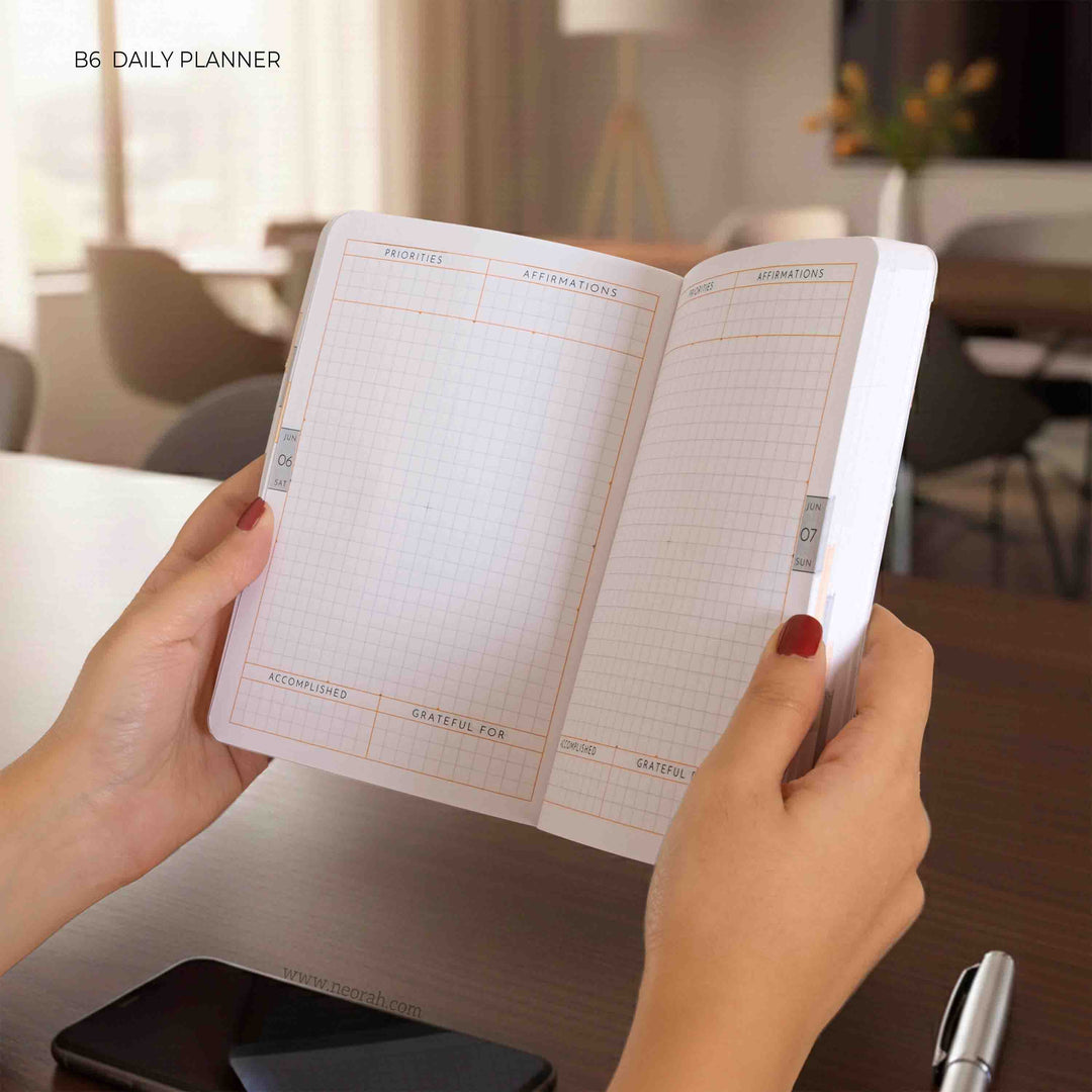 B6 - 2026 - DAILY PLANNER  - 512 PAGES - SOFT COVER