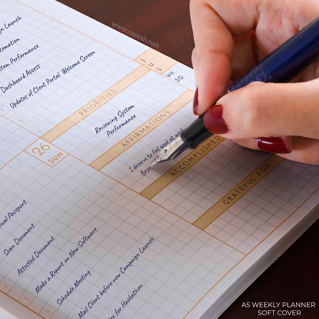 A5 - 2026 - WEEKLY PLANNER - 264 PAGES - SOFT COVER