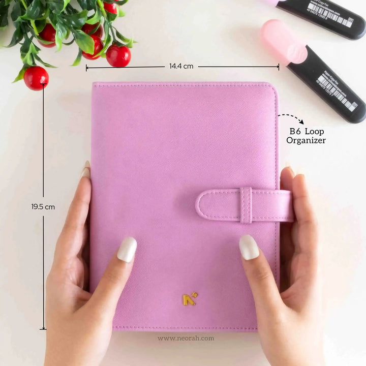 B6 - REFILLABLE ORGANISER SLEEVE - LOOP