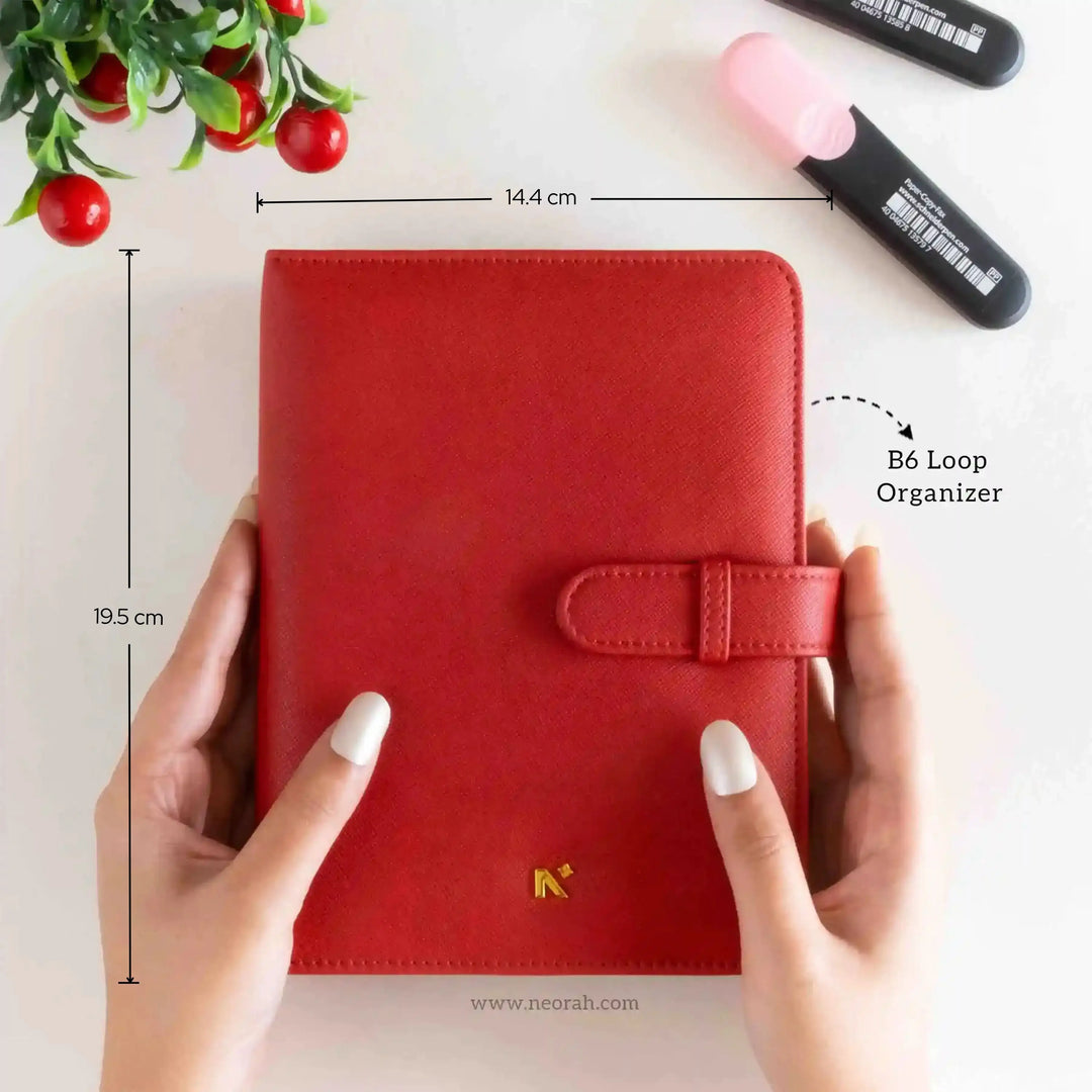 B6 - REFILLABLE ORGANISER SLEEVE - LOOP