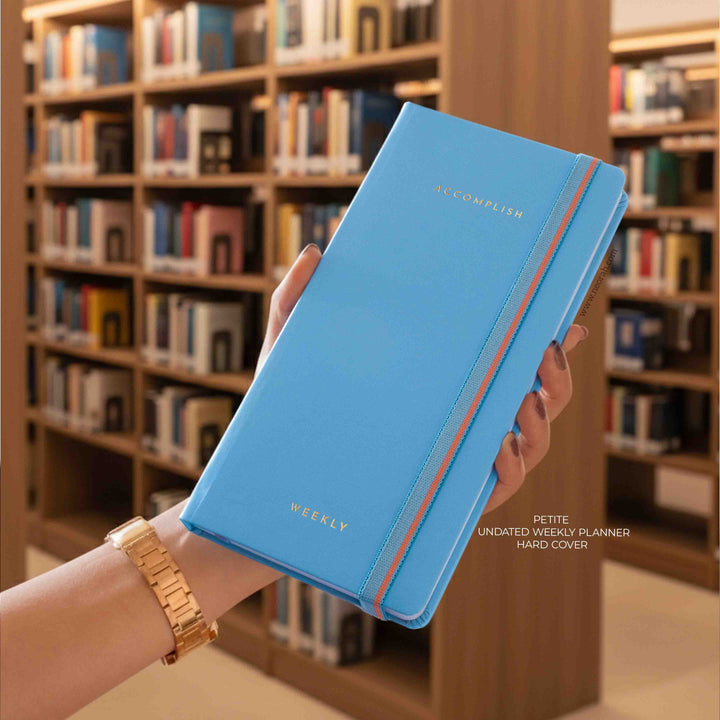 PETITE - UNDATED - WEEKLY PLANNER - HARD COVER