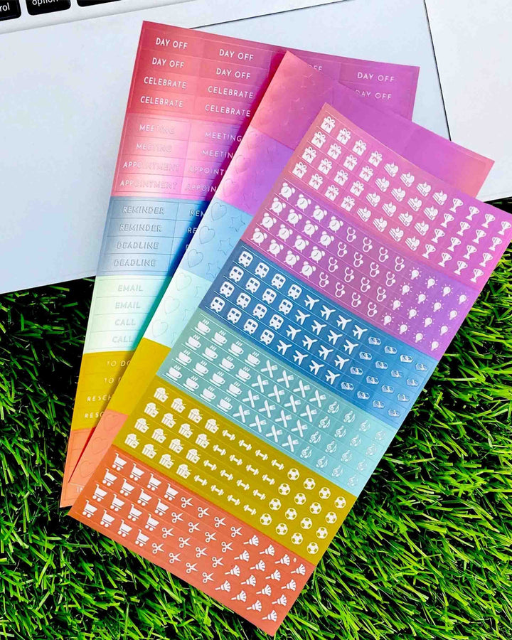 Journal / Planner Stickers - 3 Sheets