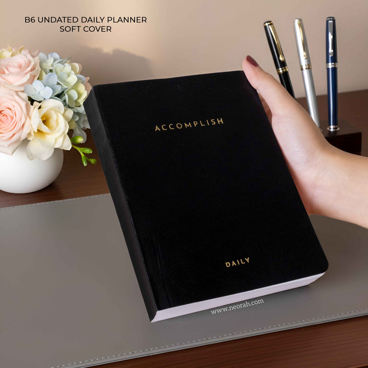 B6 - UNDATED - DAILY PLANNER - SOFT COVER