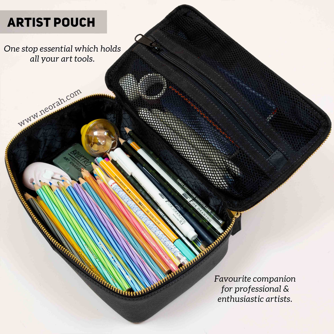 24 holes roll brush pen pouch Best Selling artist students Retro
