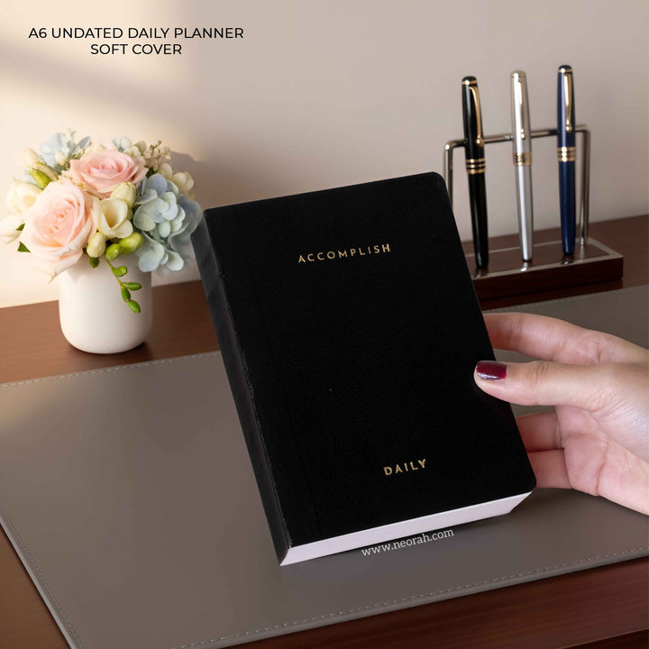 A6 - UNDATED - DAILY PLANNER - SOFT COVER