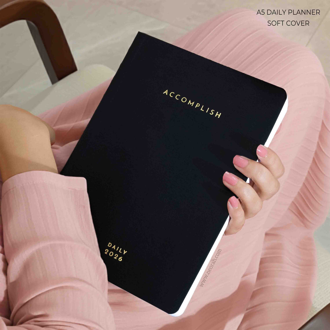 A5 - 2026 - DAILY PLANNER  - 512 PAGES - SOFT COVER