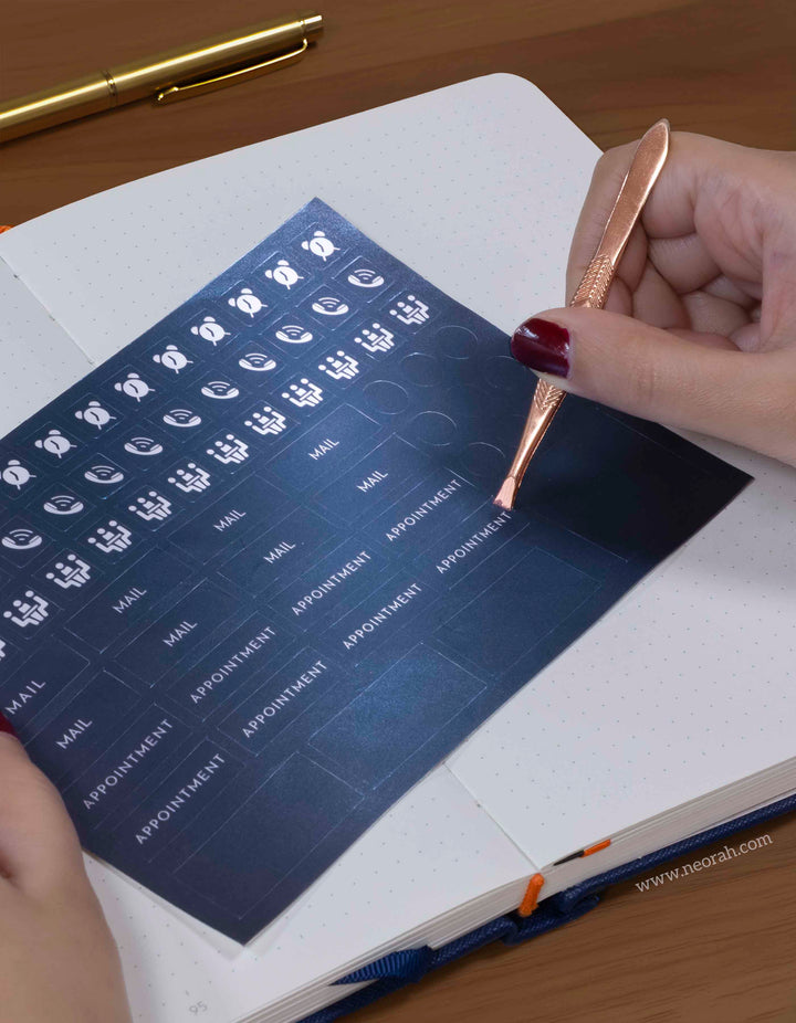 Journal / Planner Stickers - 5 Sheets