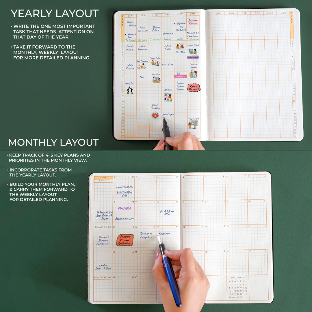 A5 - 2026 - WEEKLY PLANNER - 264 PAGES - SOFT COVER
