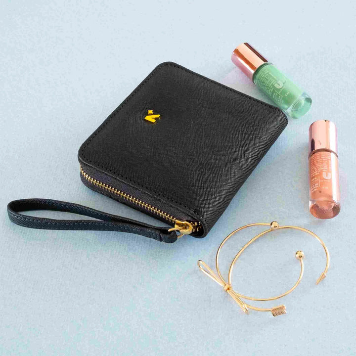 Buy Woman Fashion Accessories online at atelierneorah.com. This Small and cute mini wallet is a perfect size for all ages#color_black 
