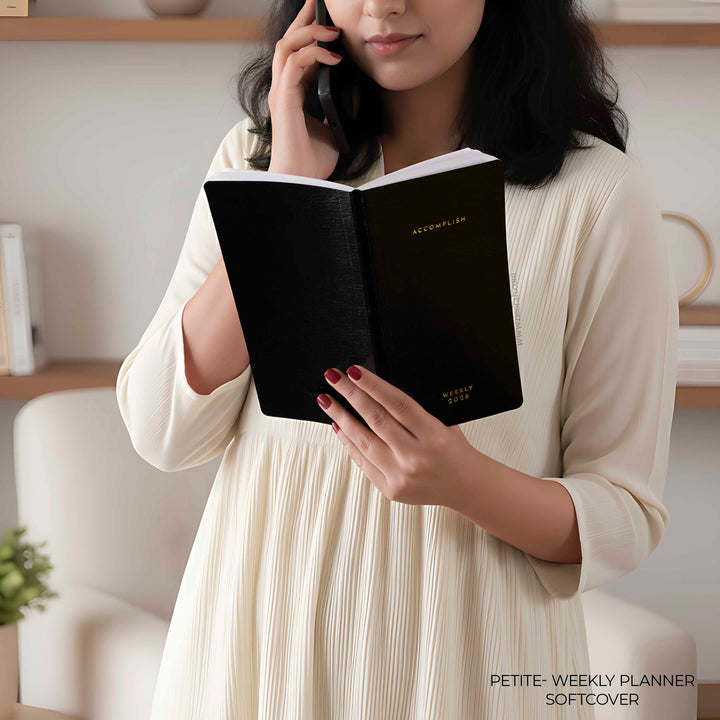 PETITE - 2026 - WEEKLY PLANNER  - 176 PAGES - SOFT COVER