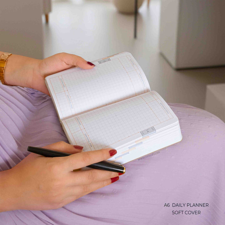 A6- 2026 - DAILY PLANNER  - 512 PAGES - SOFT COVER