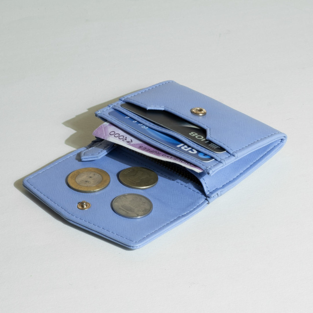 CARD WALLET WITH SNAP