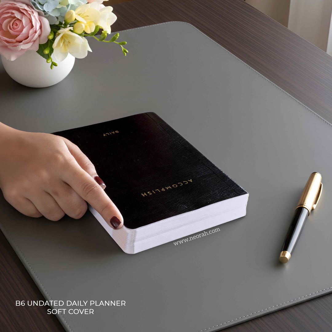 B6 - UNDATED - DAILY PLANNER - SOFT COVER