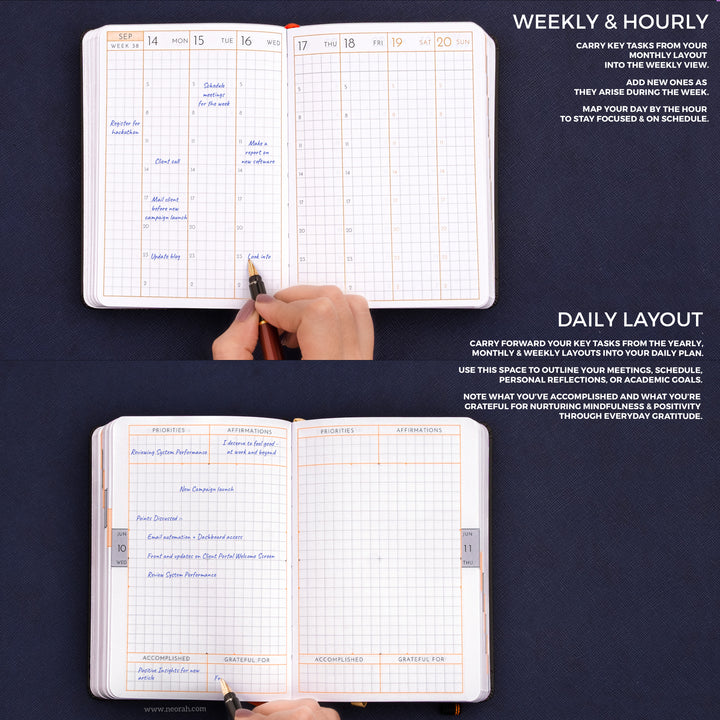 A6- 2026 - DAILY PLANNER  - 512 PAGES - SOFT COVER