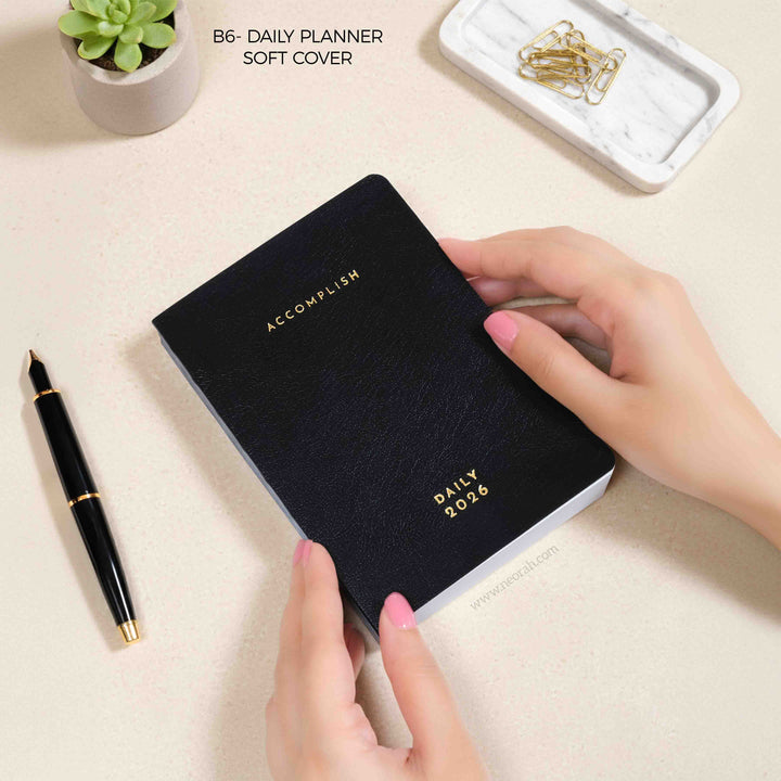 B6 - 2026 - DAILY PLANNER  - 512 PAGES - SOFT COVER