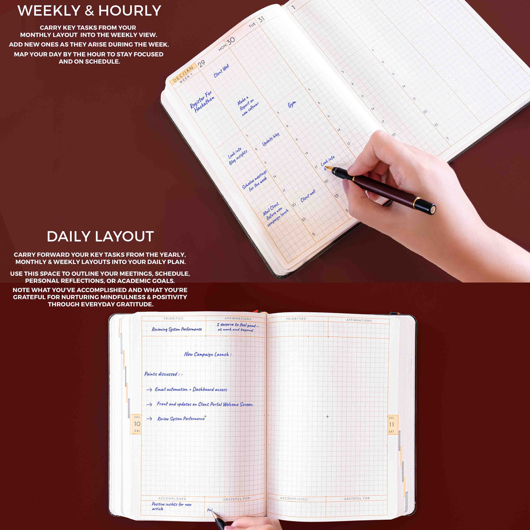 A5 - 2026 - DAILY PLANNER  - 512 PAGES - SOFT COVER