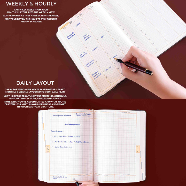 A5 - 2026 - DAILY PLANNER  - 512 PAGES - SOFT COVER