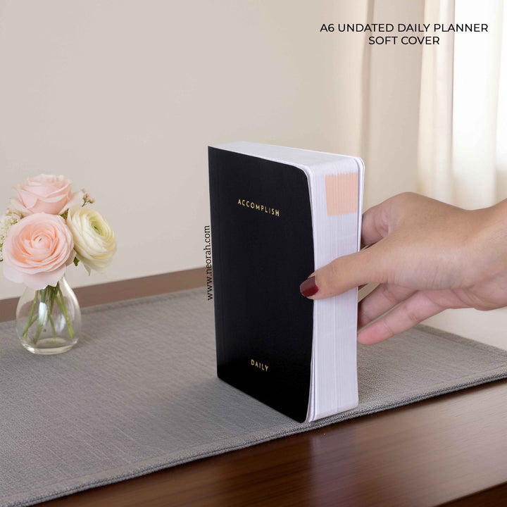A6 - UNDATED - DAILY PLANNER - SOFT COVER