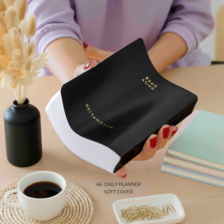 A6- 2026 - DAILY PLANNER  - 512 PAGES - SOFT COVER