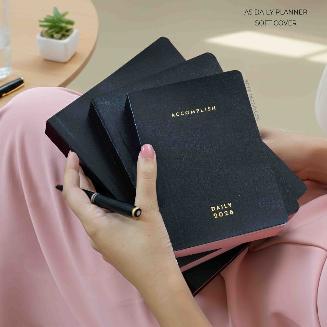 A5 - 2026 - DAILY PLANNER  - 512 PAGES - SOFT COVER