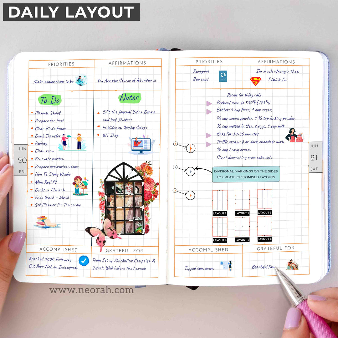 A6- 2025 - DAILY PLANNER  - 512 PAGES - SOFT COVER