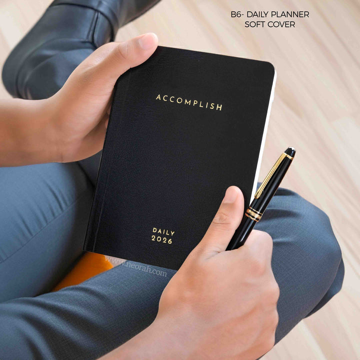 B6 - 2026 - DAILY PLANNER  - 512 PAGES - SOFT COVER