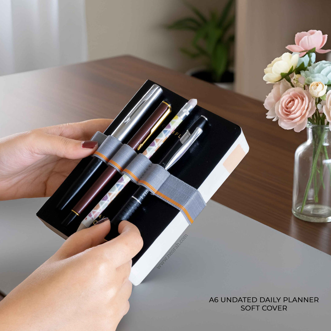 A6 - UNDATED - DAILY PLANNER - SOFT COVER