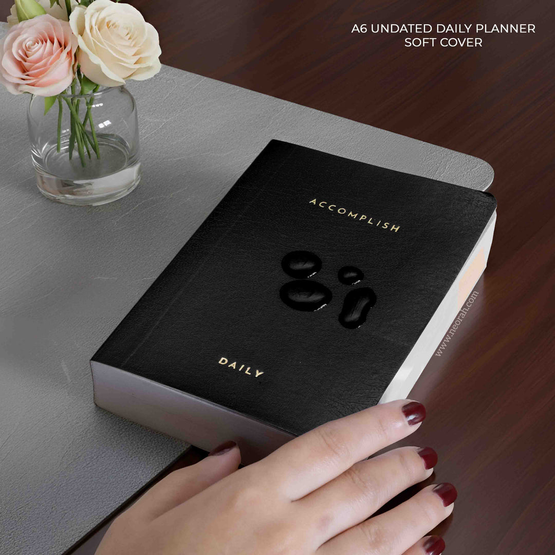 A6 - UNDATED - DAILY PLANNER - SOFT COVER