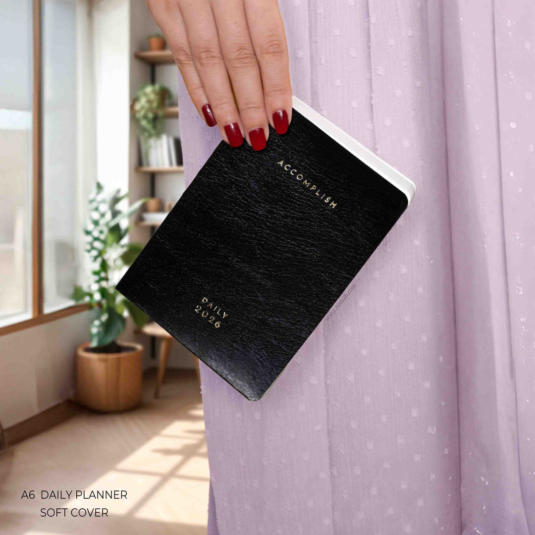 A6- 2026 - DAILY PLANNER  - 512 PAGES - SOFT COVER