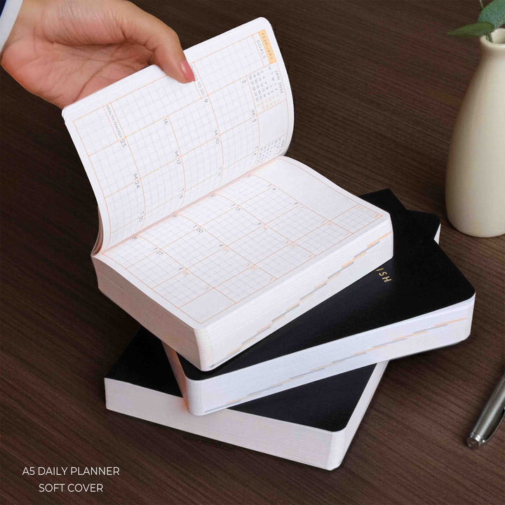 B6 - 2026 - DAILY PLANNER  - 512 PAGES - SOFT COVER