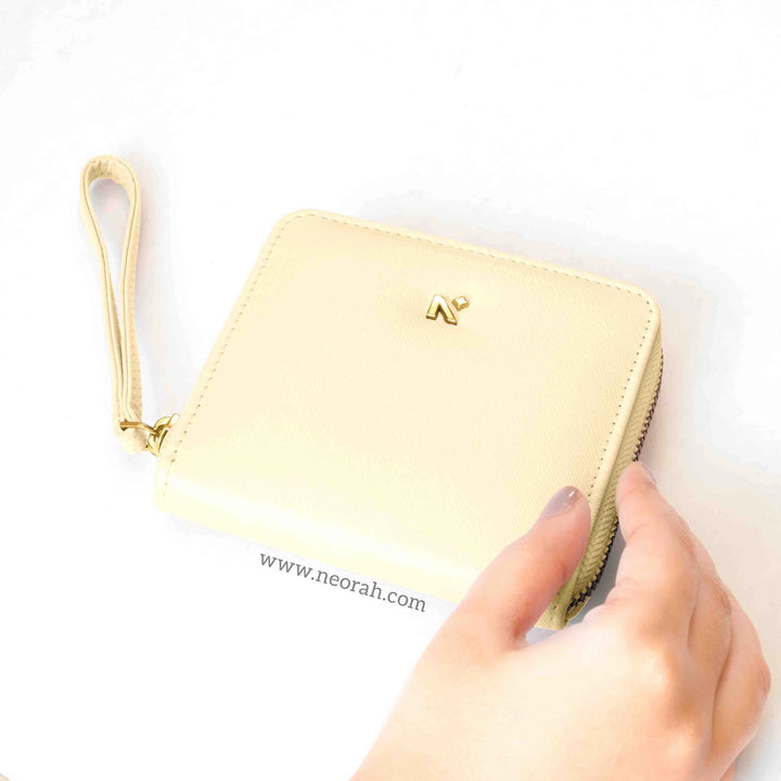 BIJOU - WOMEN ZIP AROUND WALLET WITH WRISTLET