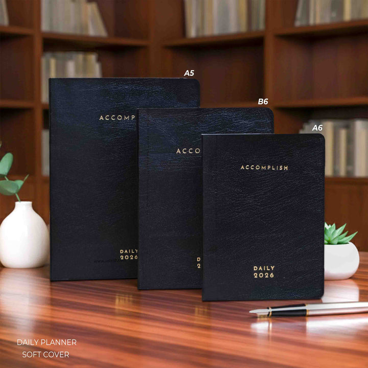 A5 - UNDATED - DAILY PLANNER - SOFT COVER