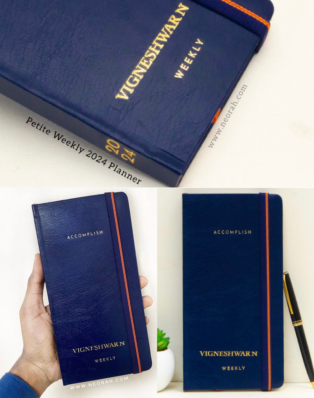 PETITE - UNDATED - WEEKLY PLANNER - HARD COVER