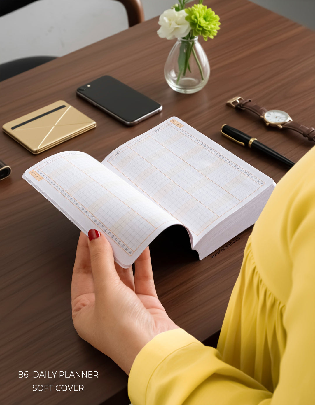 B6 - 2026 - DAILY PLANNER  - 512 PAGES - SOFT COVER