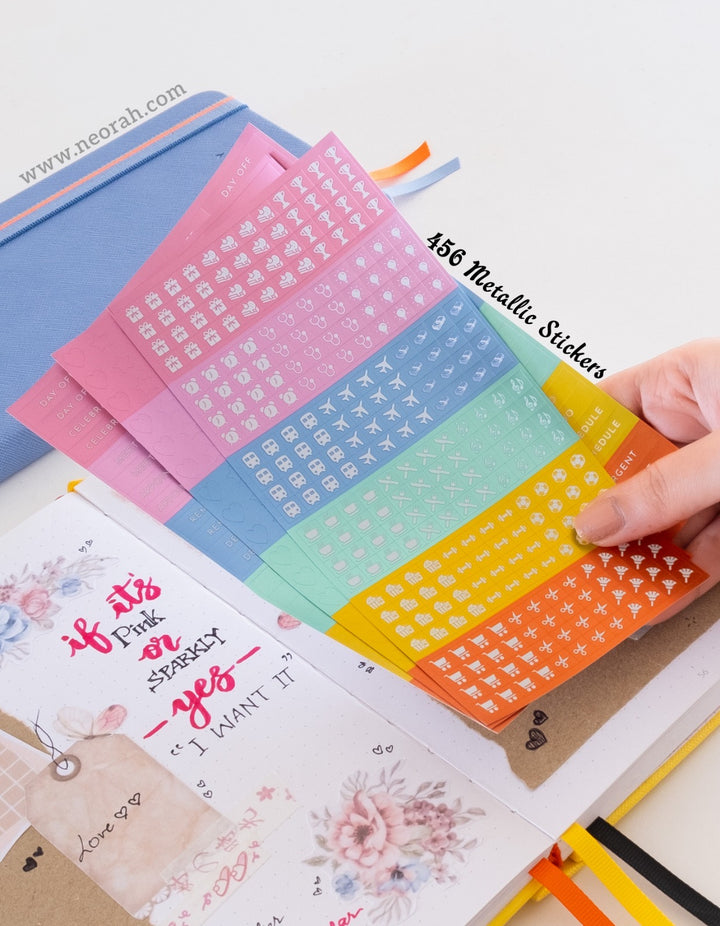 Journal / Planner Stickers - 3 Sheets