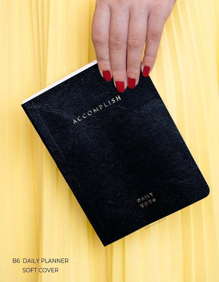 B6 - 2026 - DAILY PLANNER  - 512 PAGES - SOFT COVER