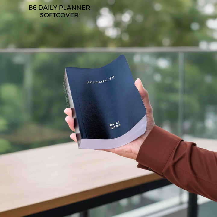 B6 - 2026 - DAILY PLANNER  - 512 PAGES - SOFT COVER