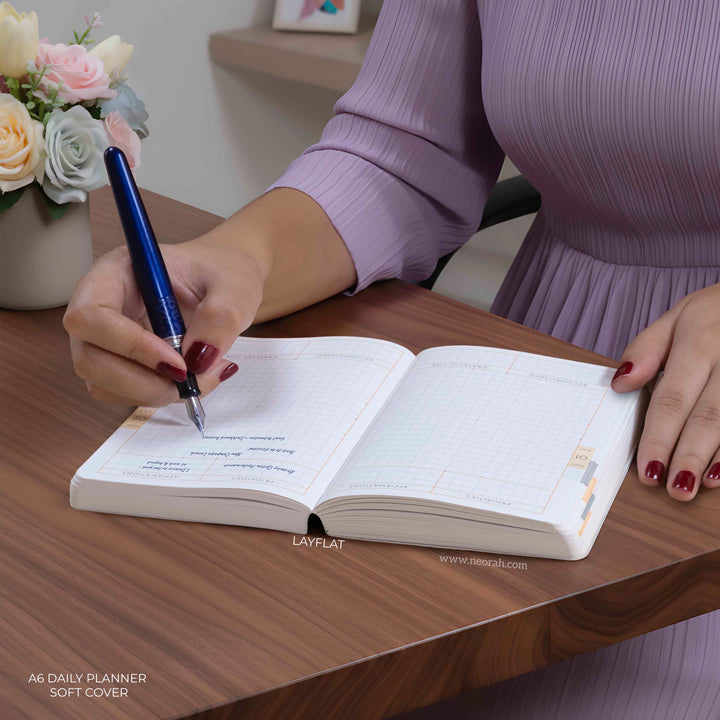 A6- 2026 - DAILY PLANNER  - 512 PAGES - SOFT COVER