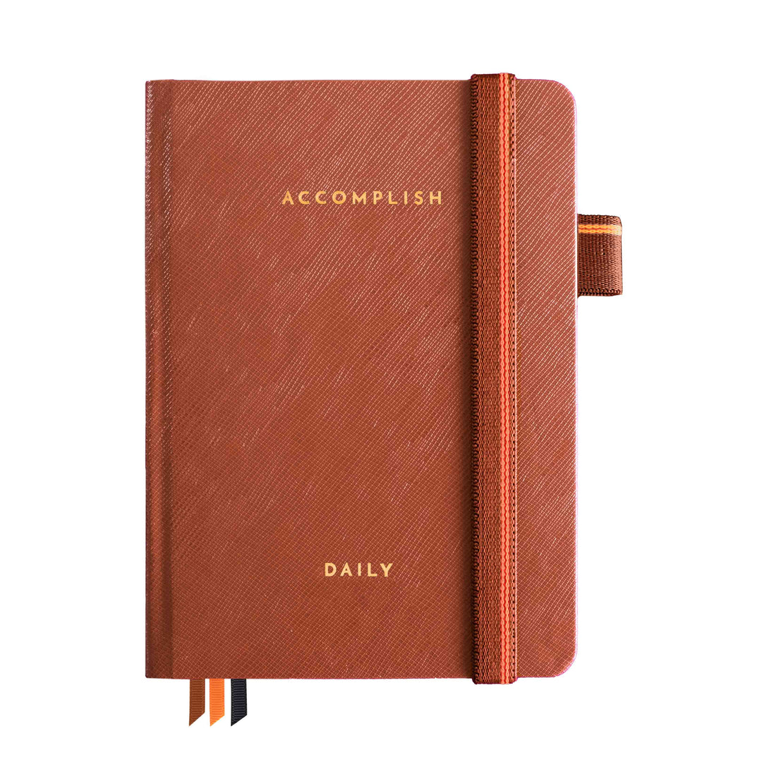 A6 - UNDATED - DAILY PLANNER - HARD COVER