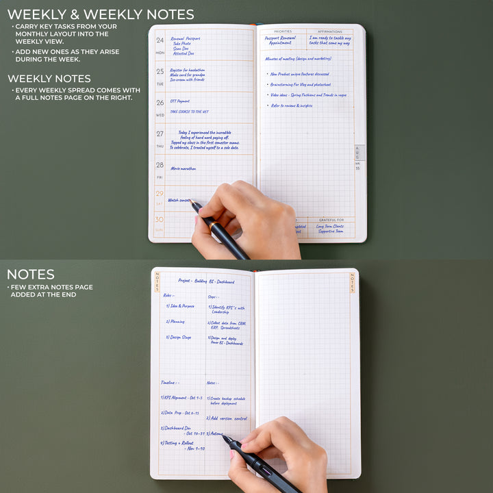 PETITE - 2026 - WEEKLY PLANNER  - 176 PAGES - SOFT COVER