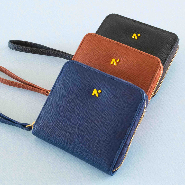Find the small leather latest Fashion Women’s Wallets collections on the ATELIER NEORAH #color_dark-blue
